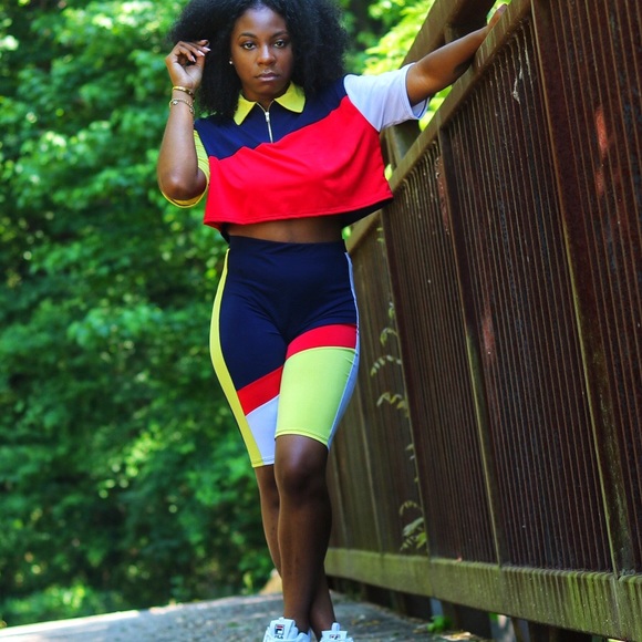 Colorblock matching Set - Picture 2 of 3